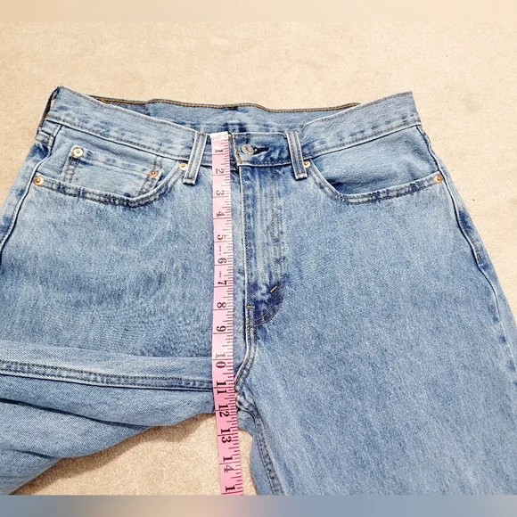 Levi’s 550 Relaxed Fit Jeans Men’s W34 L36 Light Wash 100% Cotton Denim - Picture 8 of 16